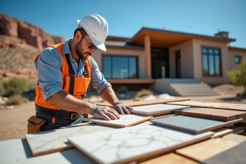 contractor sourcing premium materials for utah home renovation project