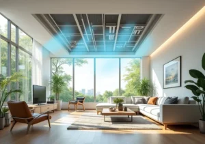 home ventilation system improving airflow and indoor air quality balance