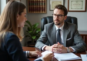 client seeking fair compensation with personal injury attorney after accident