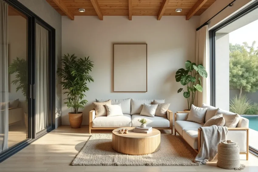 home transformed into cool summer retreat with comfortable airy design