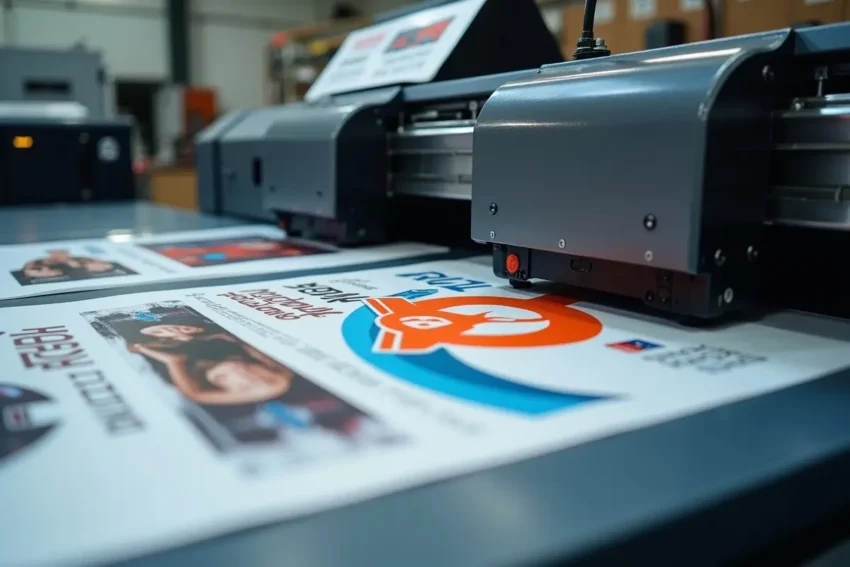 vinyl printing enhancing brand visual identity and marketing messaging