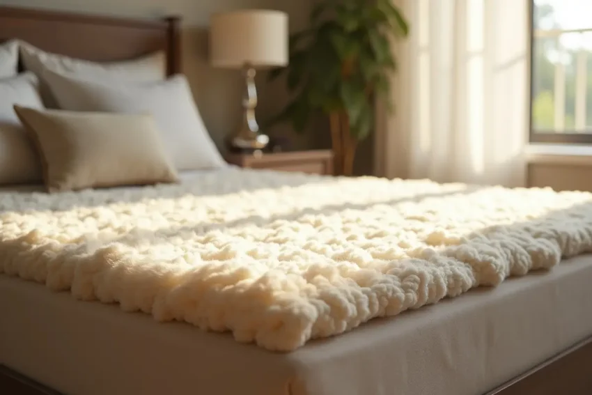 wool mattress toppers enhancing bedroom comfort and everyday luxury sleep