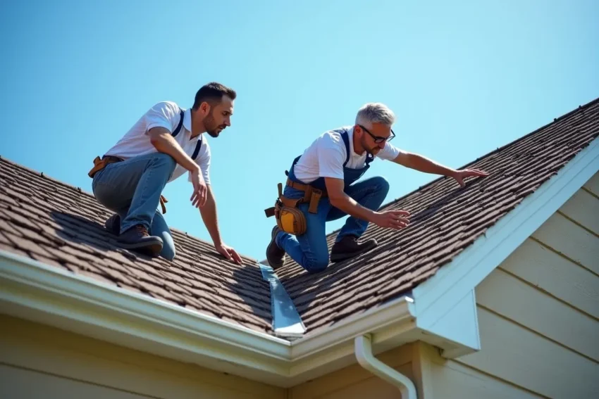 homeowner investing in professional roofing repair for long term protection