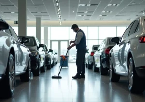 Professional Janitorial Service for Automotive Showroom