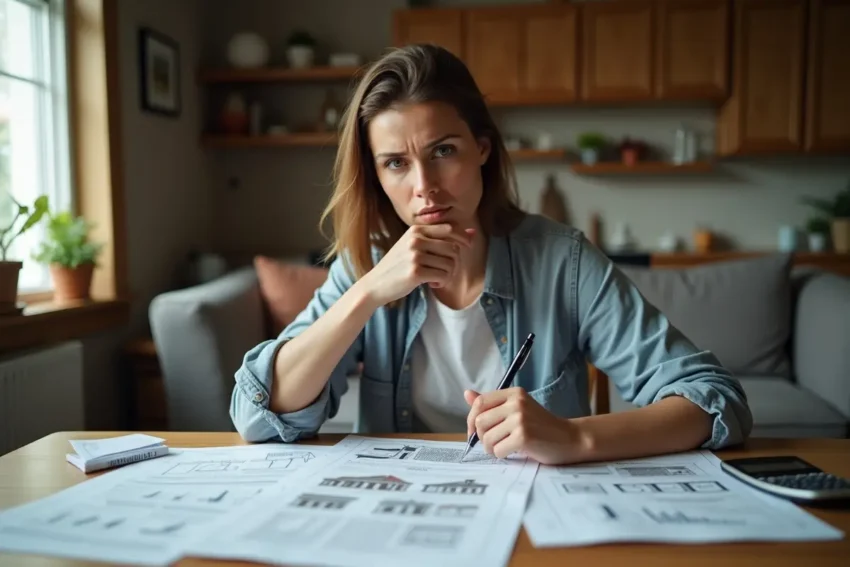homebuyer reviewing property details carefully to avoid costly purchasing mistakes