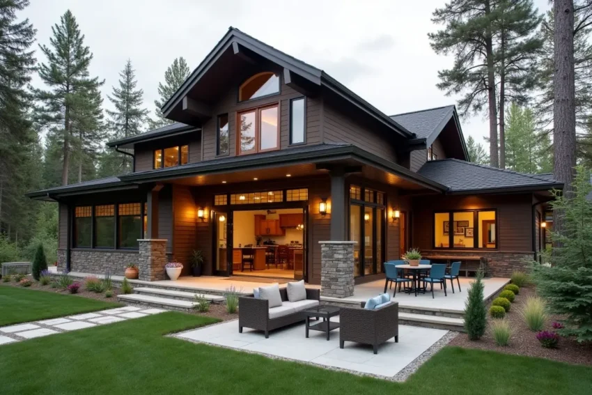 alberta home featuring functional indoor outdoor living space for year round use