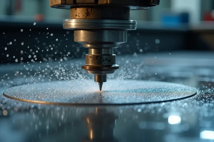 Pressurized Water Cutting Metal